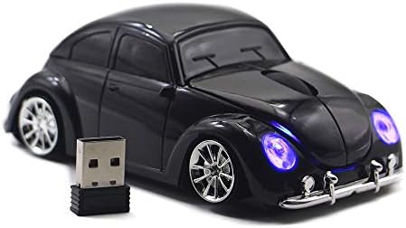 FASBEL עבור פולקסווגן חיפושית מכונית ספורט עכבר אלחוטי, עכבר מחשב נייד מחשב נייד עכברים עכבר אופטי (שחור)
