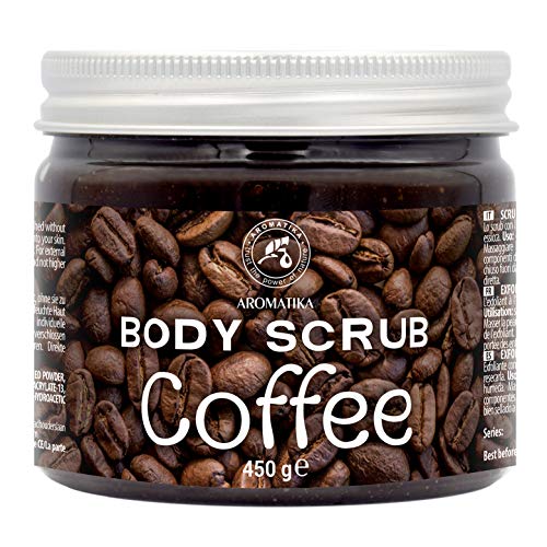 קפה קרם גוף. 16 עוז - 450g - הטוב ביותר אנטי צלוליט & לחות & פילינג עדין הטוב ביותר - העור פילינג פנים היד שפתיים &