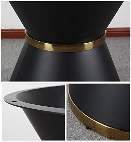 OMLTER פחמן פלדה כבד מסגרת רגל שולחן, בסיס ברזל אמנות מתכת הסוגר רגל שולחן בסיס, על שולחן האוכל הרגל, שולחן קפה הרגל