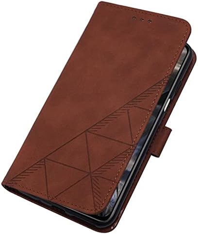 טלפון נייד Case Flip Wallet Case for Nokia C1 2020,פרמיה עור PU מתכוונן קרוס-הגוף רצועה עם בעל כרטיס Flip כיסוי מגן