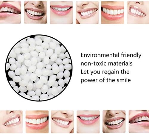 JJG שן מילוי תרמי חרוזים שן זמני ערכת תיקון חסרים ושיניים שבורות 50100g,50 גרם