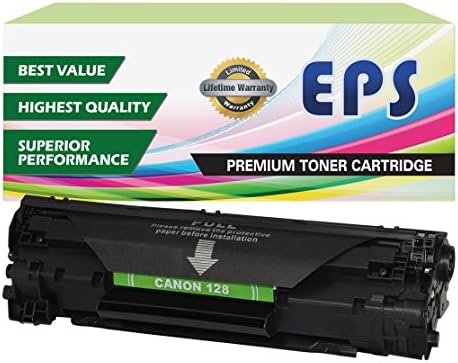 EPS תואם מחסנית טונר החלפה עבור Canon 128 (שחור)