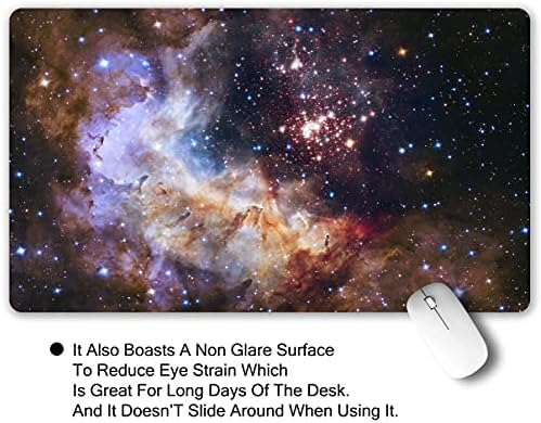 גדול משטח עכבר עכבר מחצלת גומי החלקה הבסיס עבור מחשב נייד עובד במשרד משחקי שולחן משטח השולחן שטיח נייד מלבני Galaxy