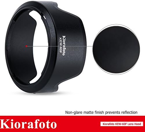 Kiorafoto כידון הפיך מכסה עדשה כיסוי עבור Canon EF-מ 18-150 מ מ F3.5-6.3 STM מחליף איכס-60F על Canon EOS M50 & M50 מארק