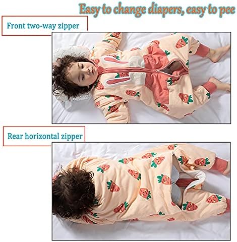התינוק יוניסקס שק שינה עם רגליים חמות ללכת לישון שק פיג 'מות 2.5 יח לביש שמיכות Toddle גובה 70-50 ס מ