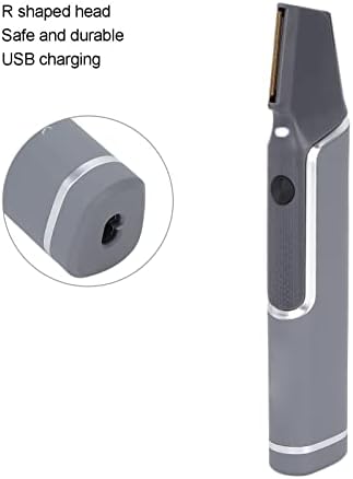 DJDK גוזם חשמלי,טעינת USB בטוח R בראש בצורה מורחבת נייד עמיד למים עמיד Mens גוזם שיער לגברים, כמו מתנה