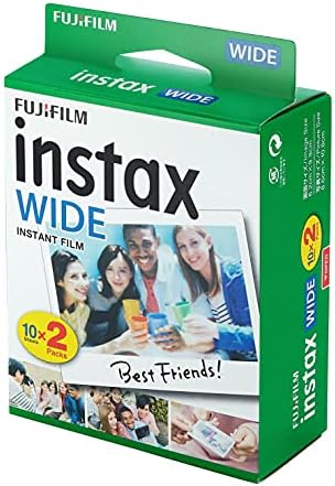 Fujifilm instax רחב הסרט מיידי Pack 2 (20 חשיפות) לשימוש עם Fujifilm instax רחב 300, 200, ו-210 מצלמות ...