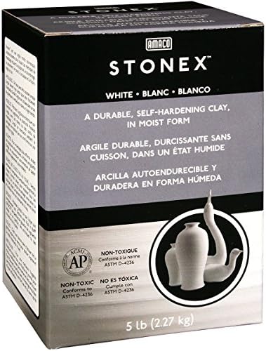 AMACO Darice STONEX קליי 5 ק ג אוויר יבש לבן