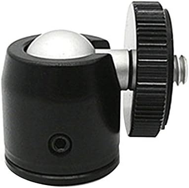 BGNing נייד Rotatable חם נעל מיני הכדור ראש החצובה עם 1/4 סנטימטר חוט בורג עבור מצלמות SLR צילום אביזרים (אפור)
