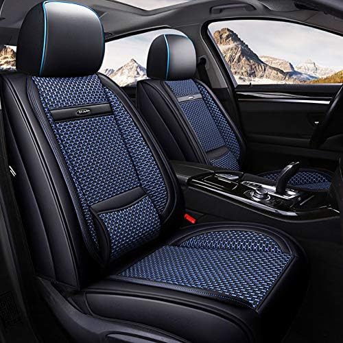 RR-YRW Bingsi מושב מכונית מכסה את כל הסט, המושב הקדמי ואחורי כיסוי מושב, להשלים מושב כיסוי מושב הרכב כרית אביזרים,כחול