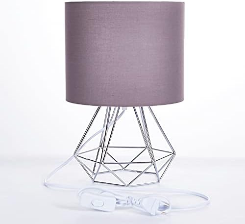 מודרני בסגנון וינטג DIY שולחן מנורות שולחן עבור ילדים חדר שינה מינימליסטי תעשייתי ליד המיטה מנורת לילה מתכת חלול בסיס